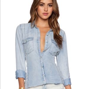 Blank NYC blue Jean button down from revolve
